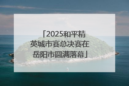 2025和平精英城市赛总决赛在岳阳市圆满落幕
