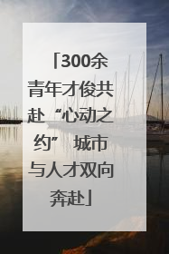 300余青年才俊共赴“心动之约” 城市与人才双向奔赴